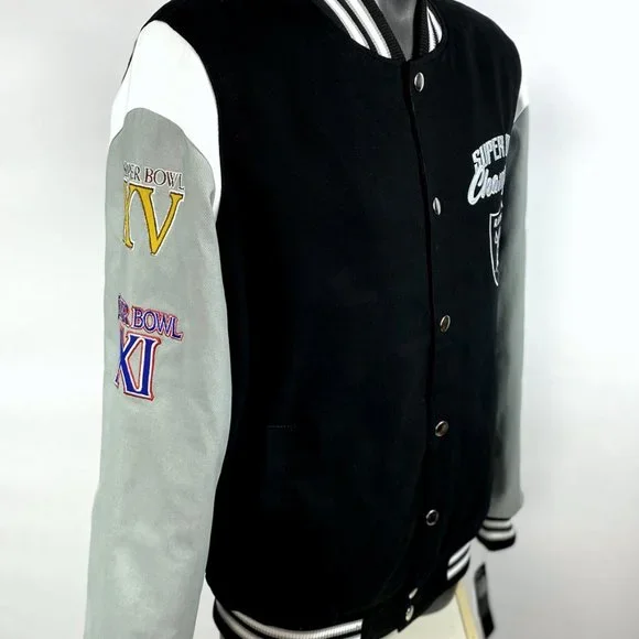 2022 VEGAS RAIDERS 3 TIME SUPER BOWL CHAMPIONSHP JACKET